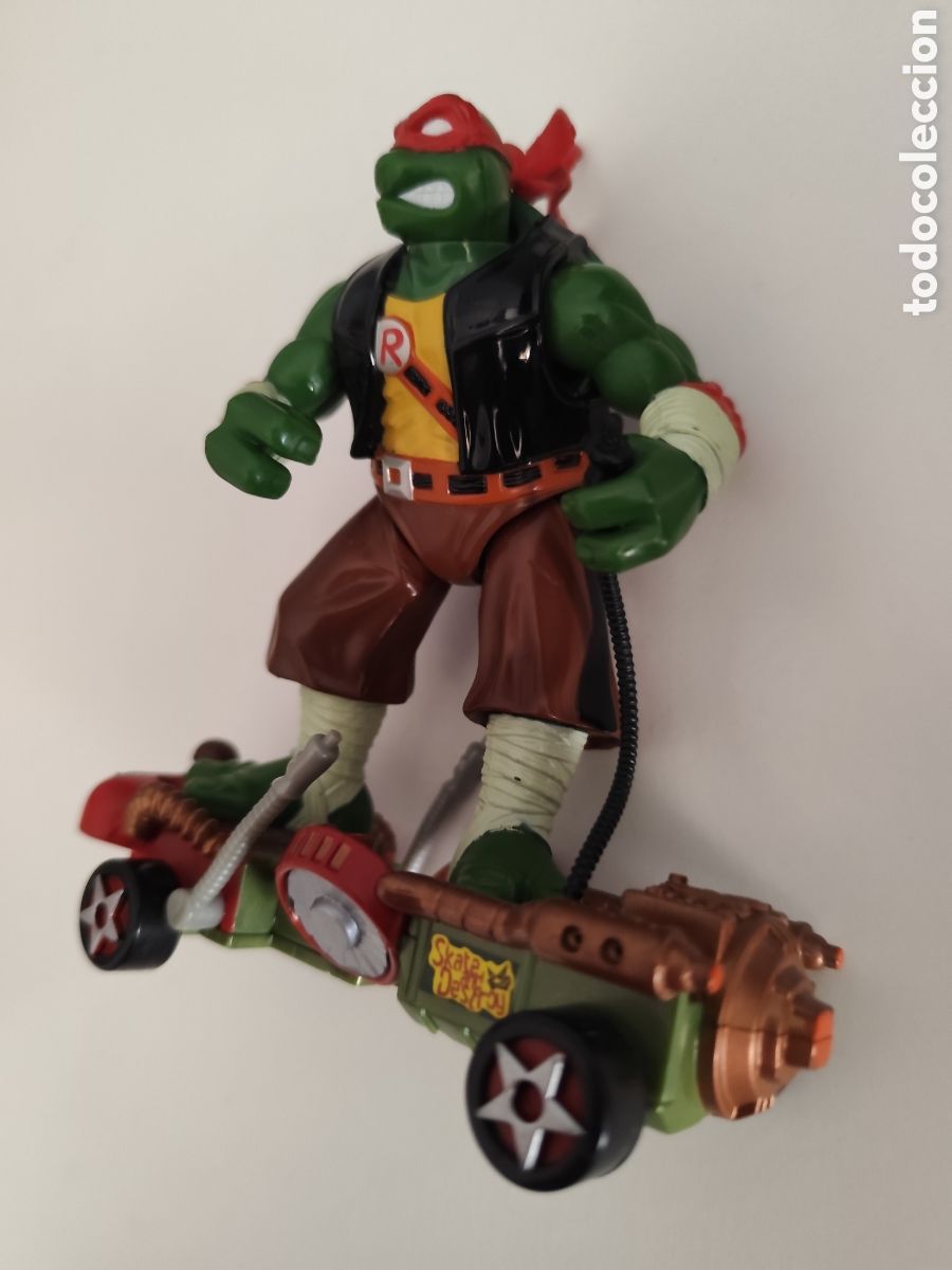 Figuras y mu&ntilde;ecos Tortugas Ninja: &laquo;Raphael&raquo; Tortuga Ninja sobre monopat&iacute;n - Foto 3