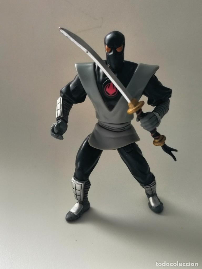 Figuras y mu&ntilde;ecos Tortugas Ninja: FIGURA ARTICULADA ACCION TORTUGAS NINJA TMNT SOLDADO CLAN PIE CON ESPADA 2002 PLAYMATES MIRAGE