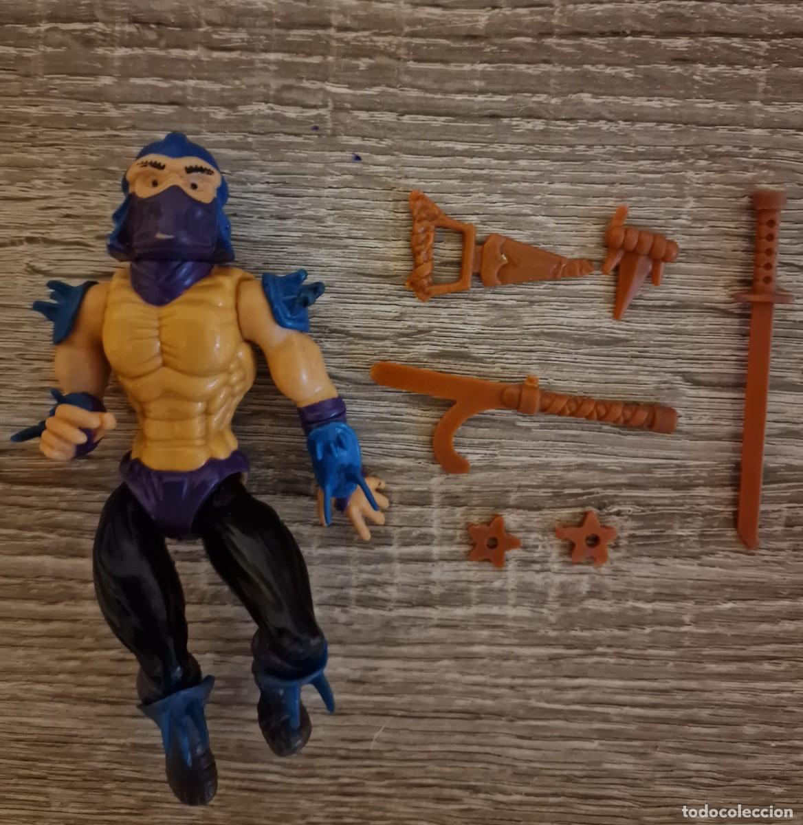 Figuras y mu&ntilde;ecos Tortugas Ninja: Figura Vintage Shredder TMNT 1988 Playmates con Accesorios