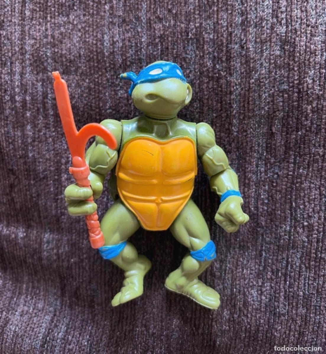 Figuras y mu&ntilde;ecos Tortugas Ninja: NT Leonardo 1988 Playmates / Con Arma Original