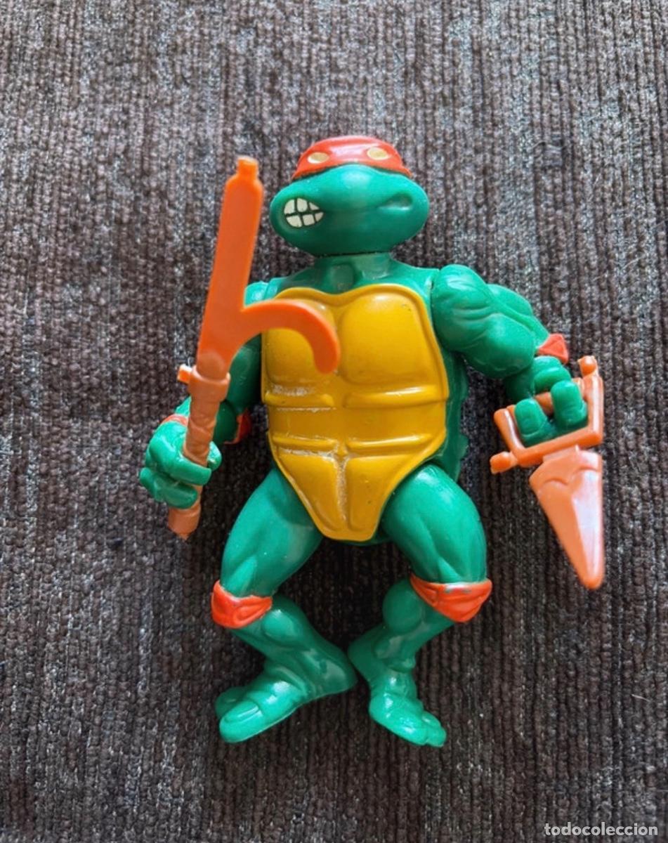 Figuras y mu&ntilde;ecos Tortugas Ninja: Vintage TMNT Raphael 1988 Playmates / Con 2 Armas Originales