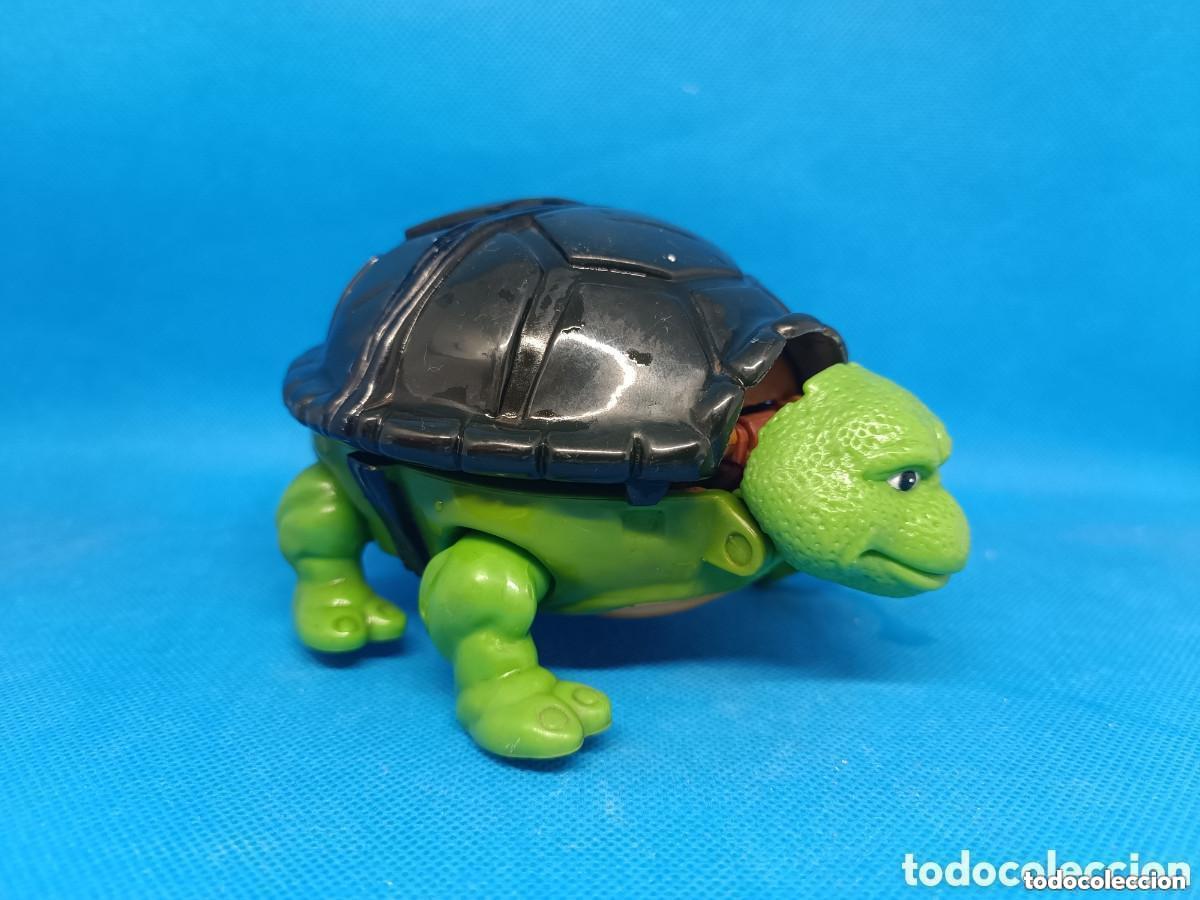 Figuras y mu&ntilde;ecos Tortugas Ninja: Figura Rafael Tortugas Ninja con escenario dentro del caparaz&oacute;n 1994 Playmates Toys