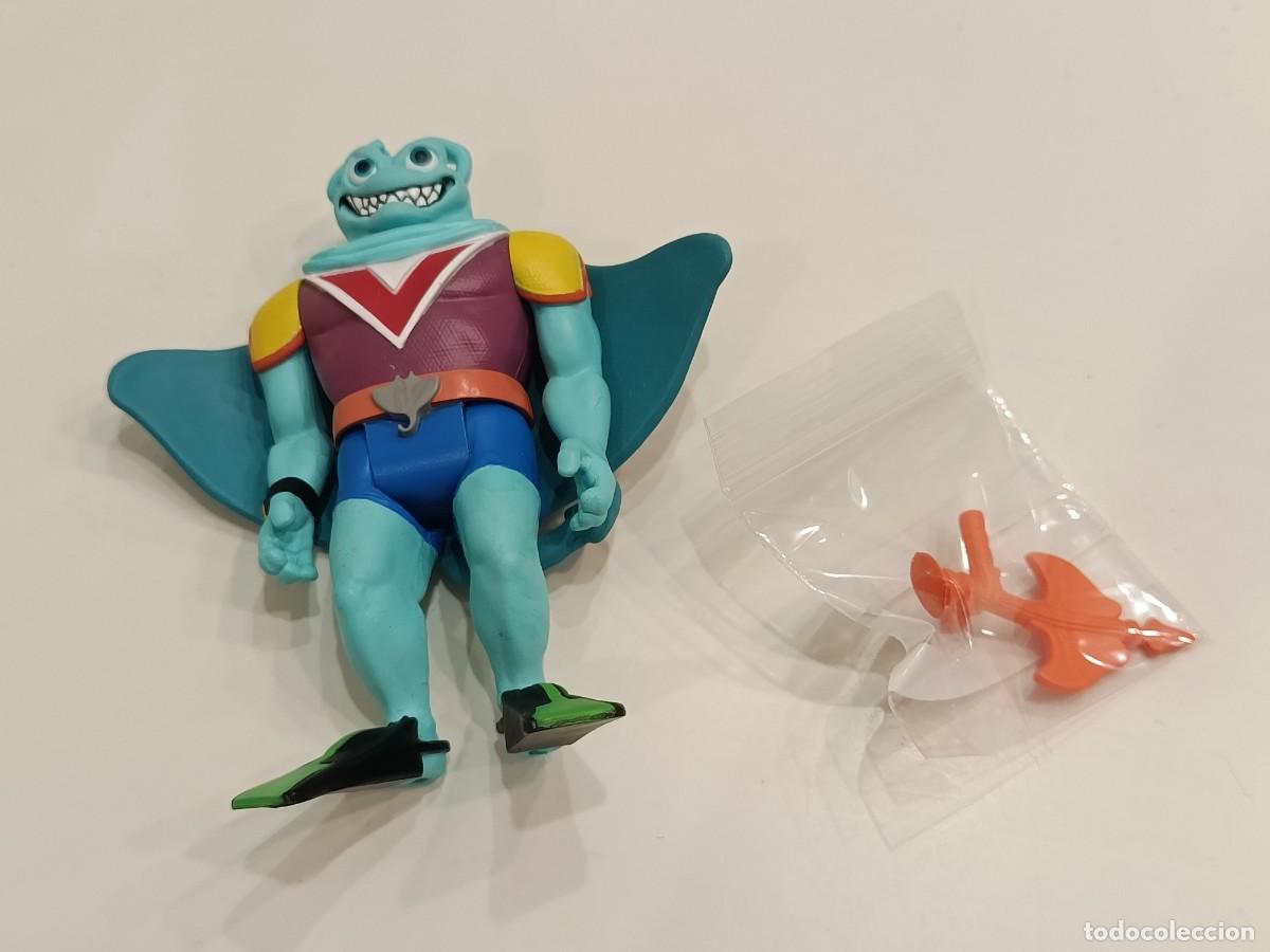 Figuras y mu&ntilde;ecos Tortugas Ninja: RAY FILLET - TORTUGAS NINJA TMNT - REACTION SUPER 7 (2021) - FIGURA CON ARMA - MUY BUEN ESTADO