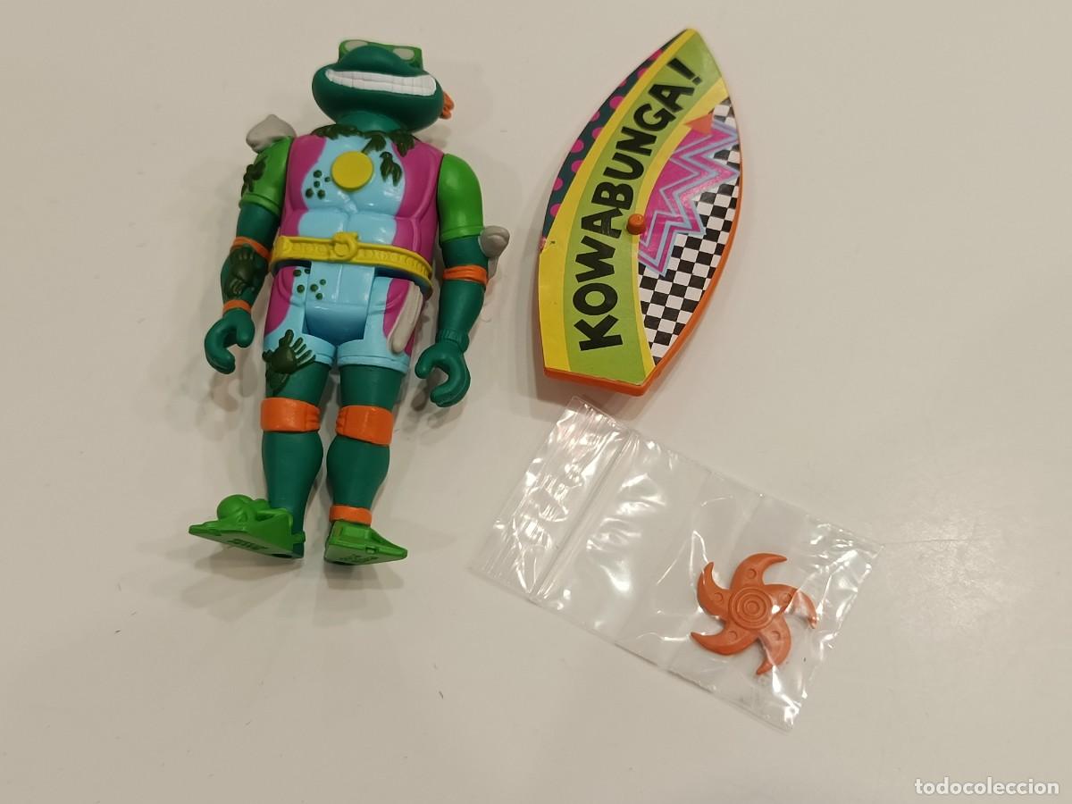 Figuras y mu&ntilde;ecos Tortugas Ninja: SEWER SURFER MICHELANGELO - TORTUGAS NINJA TMNT - REACTION SUPER 7 (2021) - FIGURA COMPLETA