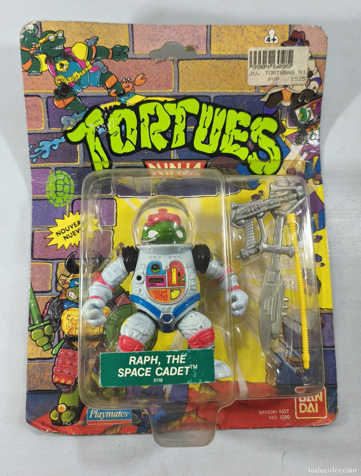 Figuras y mu&ntilde;ecos Tortugas Ninja: TORTUGAS NINJA RAPH, THE SPACE CADET, A&Ntilde;O 1988, EN BLISTER. CC