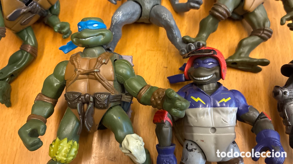Figuras y mu&ntilde;ecos Tortugas Ninja: Lote de 6 Torrugas Ninja - Foto 3