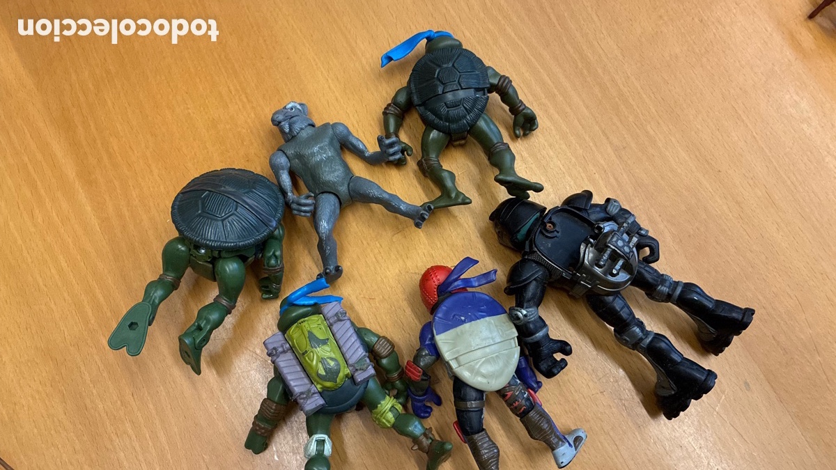 Figuras y mu&ntilde;ecos Tortugas Ninja: Lote de 6 Torrugas Ninja - Foto 7