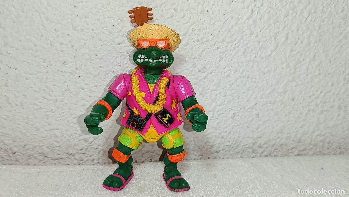 Figures and Dolls Ninja Turtles: LAS TORTUGAS NINJA TMNT ANTIGUA FIGURA MICHELANGELO BEACHCOMBIN&acute; MIKE MIRAGE STUDIOS PLAYMATES 1992