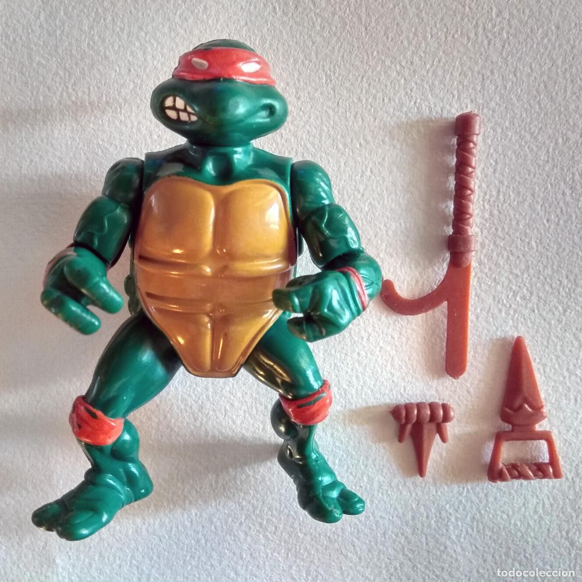 Figure e Bambolotti Tortugas Ninja: TORTUGAS NINJA: MICHAELANGELO + ALGUNOS ACCESORIOS (BANDAI 1988)