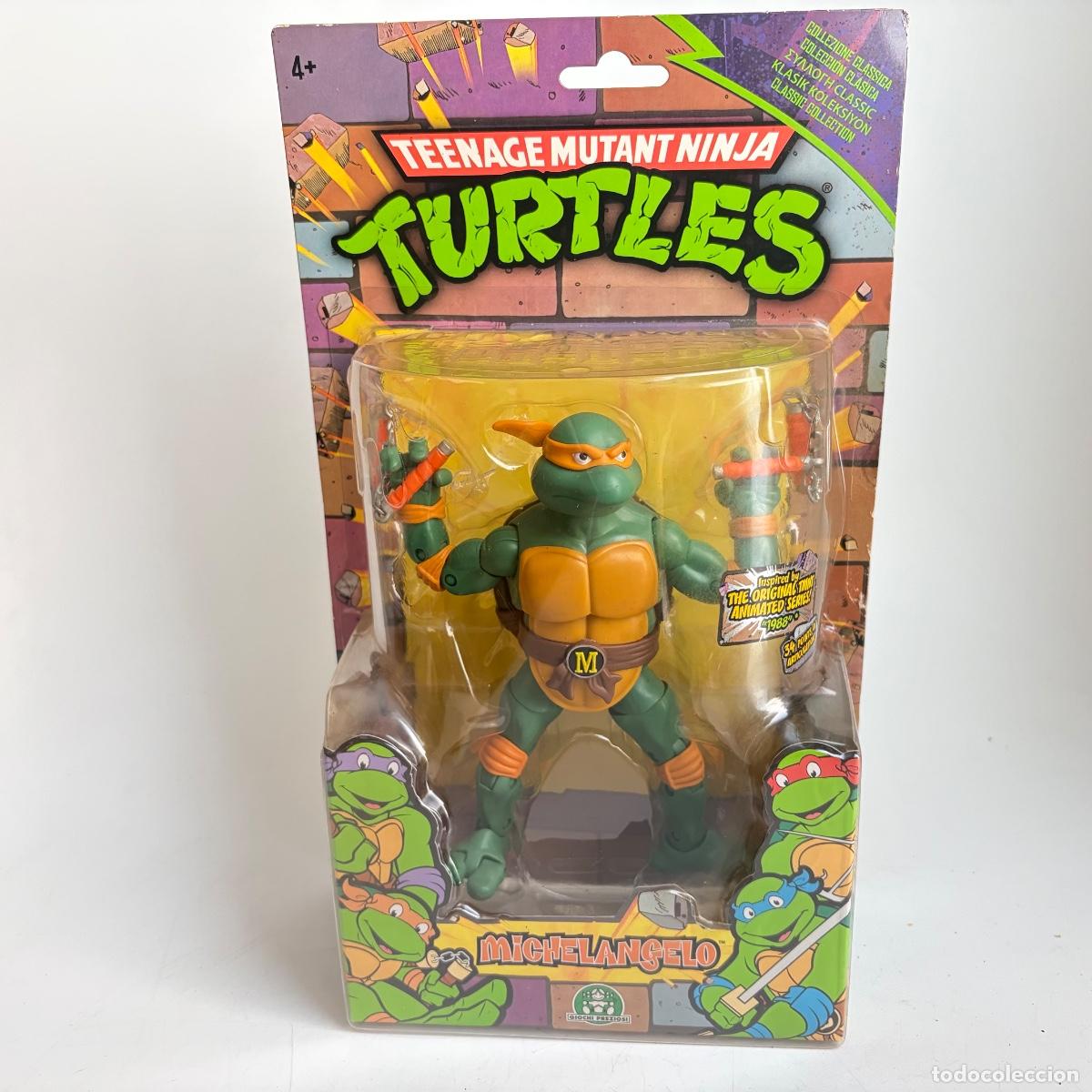 Figuras y mu&ntilde;ecos Tortugas Ninja: Figura Michelangelo 2012 Playmates Teenage Mutant Ninja Turtles Classic Collection tortugas tmnt