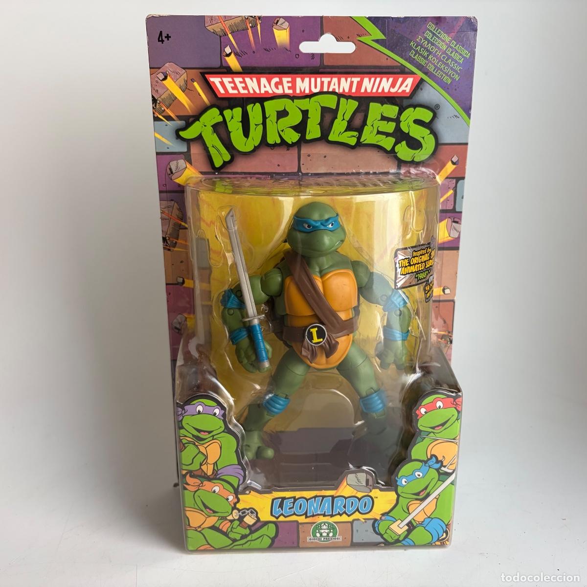 Figuras y mu&ntilde;ecos Tortugas Ninja: Figura Leonardo 2012 Playmates Teenage Mutant Ninja Turtles Classic Collection tortugas tmnt