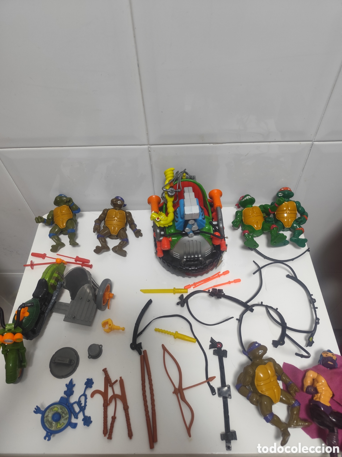 Figuras y mu&ntilde;ecos Tortugas Ninja: Tortugas ninja con accesorios