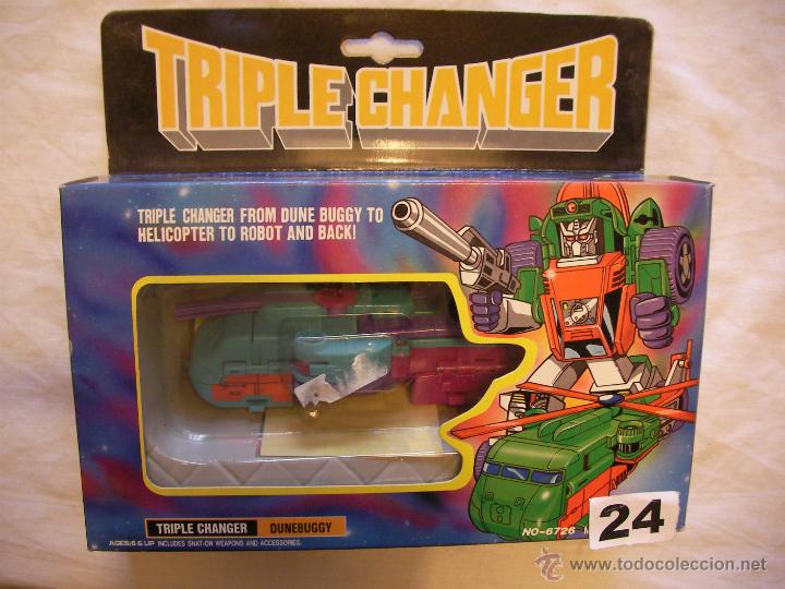 Figuras y mu&ntilde;ecos Transformers: ANTIGUO TRANSFORMERS TRIPLE CHANGER DUNE BUGGY - TRES EN UNO - Foto 1
