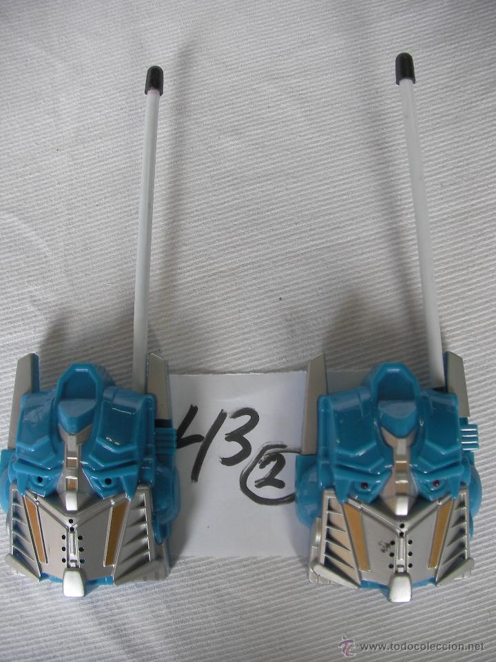 Figuras y mu&ntilde;ecos Transformers: WALKIE TALKIES O INTERCOMUNICADORES TRANSFORMERS - ENVIO GRATIS A ESPA&Ntilde;A - Foto 1