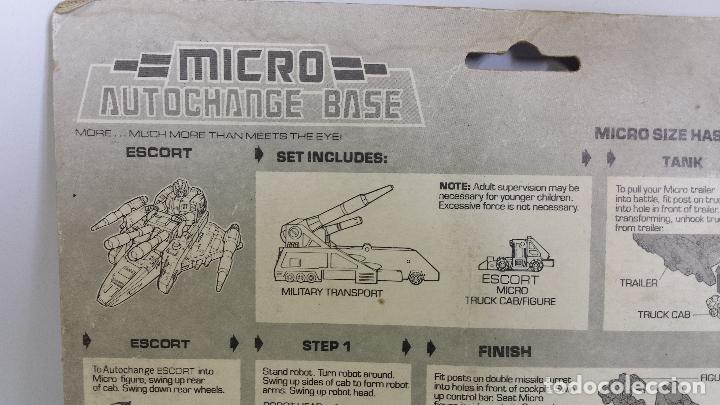 Figuras y mu&ntilde;ecos Transformers: TRANSFORMERS - TRANSPORTE MILITAR - MICRO TRANSPORT ESCORT MICRO AUTOCHANGE BASE - Foto 5