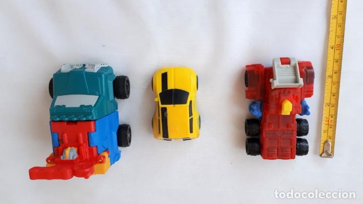 Figuras y mu&ntilde;ecos Transformers: LOTE DE 3 VEHICULOS TRANSFORMERS - Foto 1