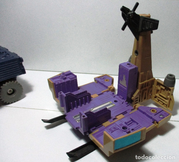 Figuras y mu&ntilde;ecos Transformers: BASE TRANSFORMERS GROUNDSHAKER + SKYHOPPER, MICROMASTER 1989 TAKARA HASBRO - Foto 7