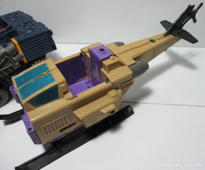 Figuras y mu&ntilde;ecos Transformers: BASE TRANSFORMERS GROUNDSHAKER + SKYHOPPER, MICROMASTER 1989 TAKARA HASBRO - Foto 9