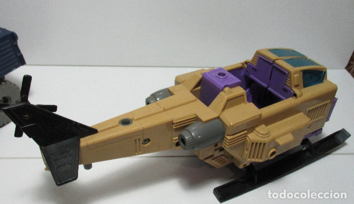 Figuras y mu&ntilde;ecos Transformers: BASE TRANSFORMERS GROUNDSHAKER + SKYHOPPER, MICROMASTER 1989 TAKARA HASBRO - Foto 10