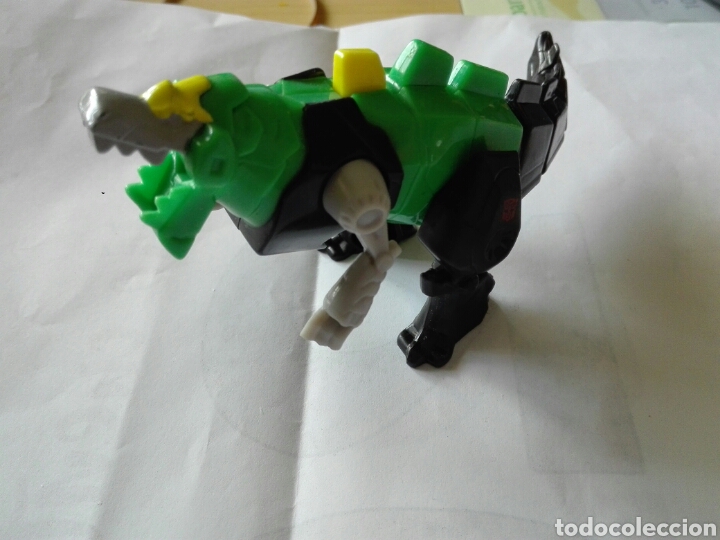 Figuras y mu&ntilde;ecos Transformers: Robot dinosaurio 2015 McDonals. Hasbro - Foto 1