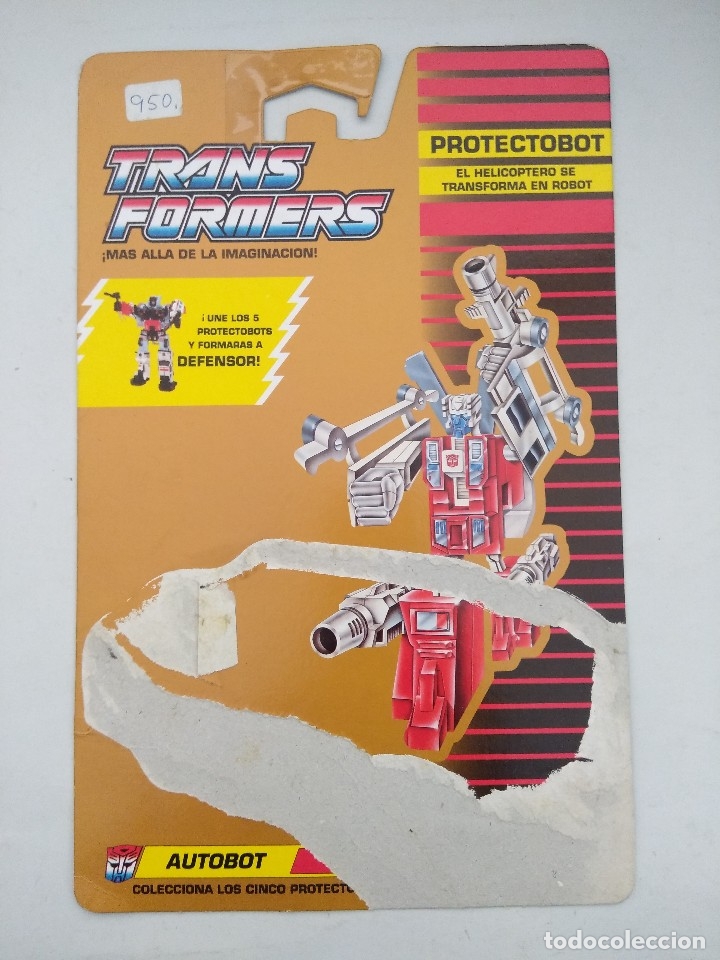 Figuras y mu&ntilde;ecos Transformers: TRANSFORMERS PROTECTOBOT-BLADES/MB ESPA&Ntilde;A 1990. - Foto 1