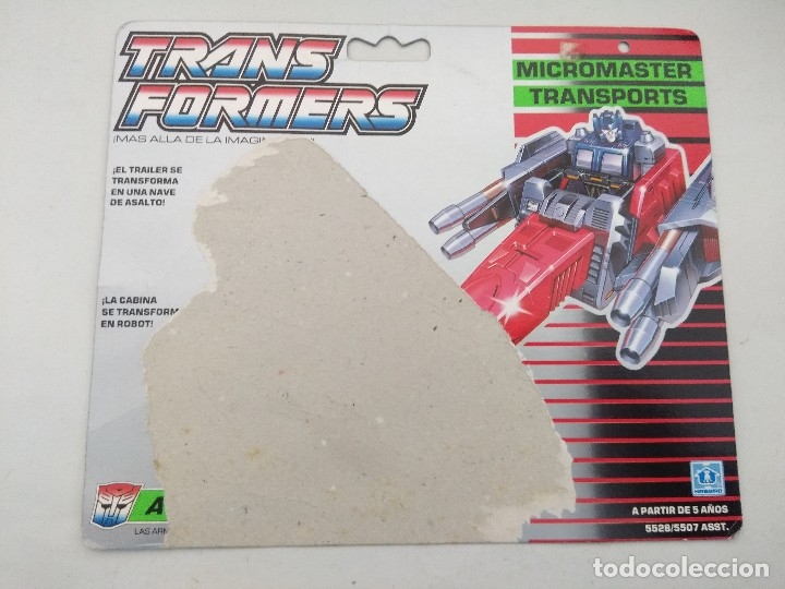 Figuras y mu&ntilde;ecos Transformers: TRANSFORMERS MICROMASTER-OVERLOAD/MB ESPA&Ntilde;A 1990. - Foto 1