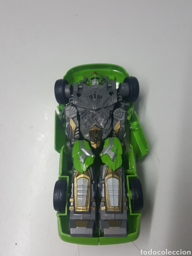 Figuras y mu&ntilde;ecos Transformers: Figura Bumblebee verde transformers convertible en coche de 17 cms largo - Foto 5