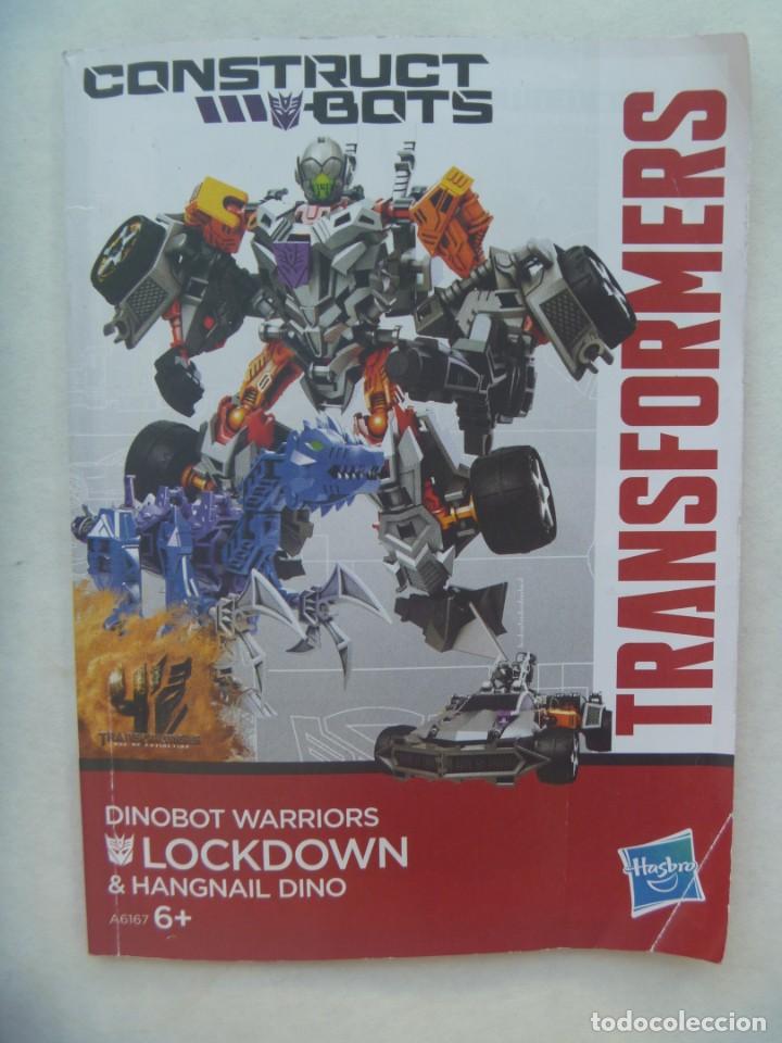 Figuras y mu&ntilde;ecos Transformers: TRANSFORMERS : LIBRITO DE INSTRUCCIONES DE CONSTRUCCION DE FIGURAS, EN INGLES. DE HASBRO - Foto 1