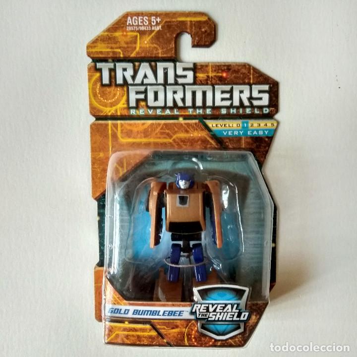Figuras y mu&ntilde;ecos Transformers: TRANSFORMERS 2010 - GOLD BUMBLEBEE (GOLDBUG) - REVEAL THE SHIELD - NUEVO !! - Foto 1