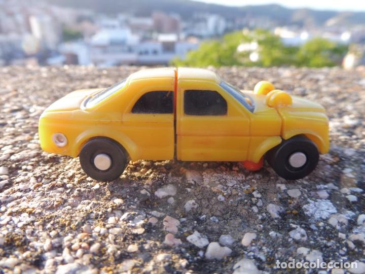 Figuras y mu&ntilde;ecos Transformers: Transformers mini micro coche amarillo sin marca bootleg pl&aacute;stico kiosko - Foto 6