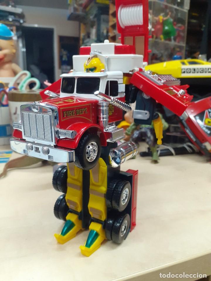 Figuras y mu&ntilde;ecos Transformers: Transformer cami&oacute;n de bomberos KENWORTH. - Foto 13