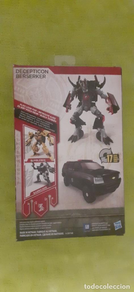 Figuras y mu&ntilde;ecos Transformers: SET Hasbro Transformers DECEPTION BERSERKER DELUXE CLASS GM 2016 NUEVO - Foto 2