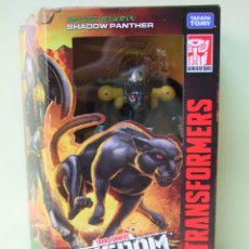 Figuras y Muñecos Transformers: FIGURA TRANSFORMERS SHADOW PANTHER - KINGDOM WAR FOR CYBERTRON HASBRO - ROBOT PANTERA NEGRA BLACK. Lote 304197333