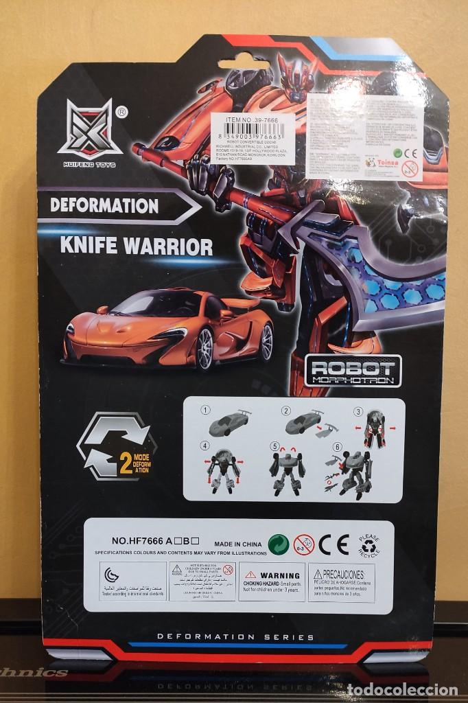 Figuras y mu&ntilde;ecos Transformers: TRANSFORMERS - HELLFIRE, SUPER WARRIOR - GUERRERO DEL INFIERNO - COCHE TRANSFORMABLE. - Foto 2