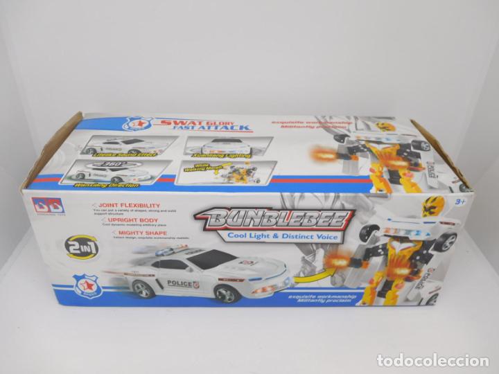 Figuras y mu&ntilde;ecos Transformers: Robot transformable en coche. Bootleg de Transformers. Funcionando. - Foto 11