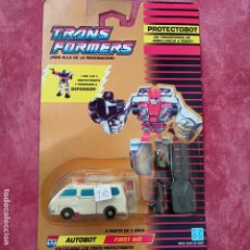Figuras y Muñecos Transformers: 1986 TRANSFORMERS G1 PRIMEROS AUXILIOS AMBULANCIA TARJETA SELLADA PROTECTOBOT DEFENSOR HASBRO. Lote 354092473