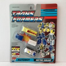 Figure e Bambolotti Transformers: HASBRO TRANSFORMERS MICROCOMBINER METRO SQUAD. NUEVO. VINTAGE. AÑO 1.991. A ESTRENAR.. Lote 358924135