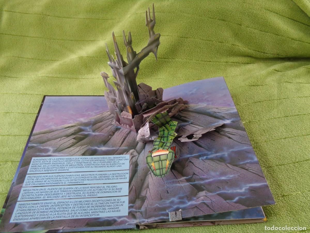 Figuras y mu&ntilde;ecos Transformers: Libro comic de Trans formers - Transformers Tridimensional - Pop up - Editorial Norma 1987 - Foto 2