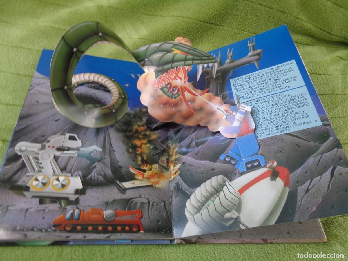 Figuras y mu&ntilde;ecos Transformers: Libro comic de Trans formers - Transformers Tridimensional - Pop up - Editorial Norma 1987 - Foto 5