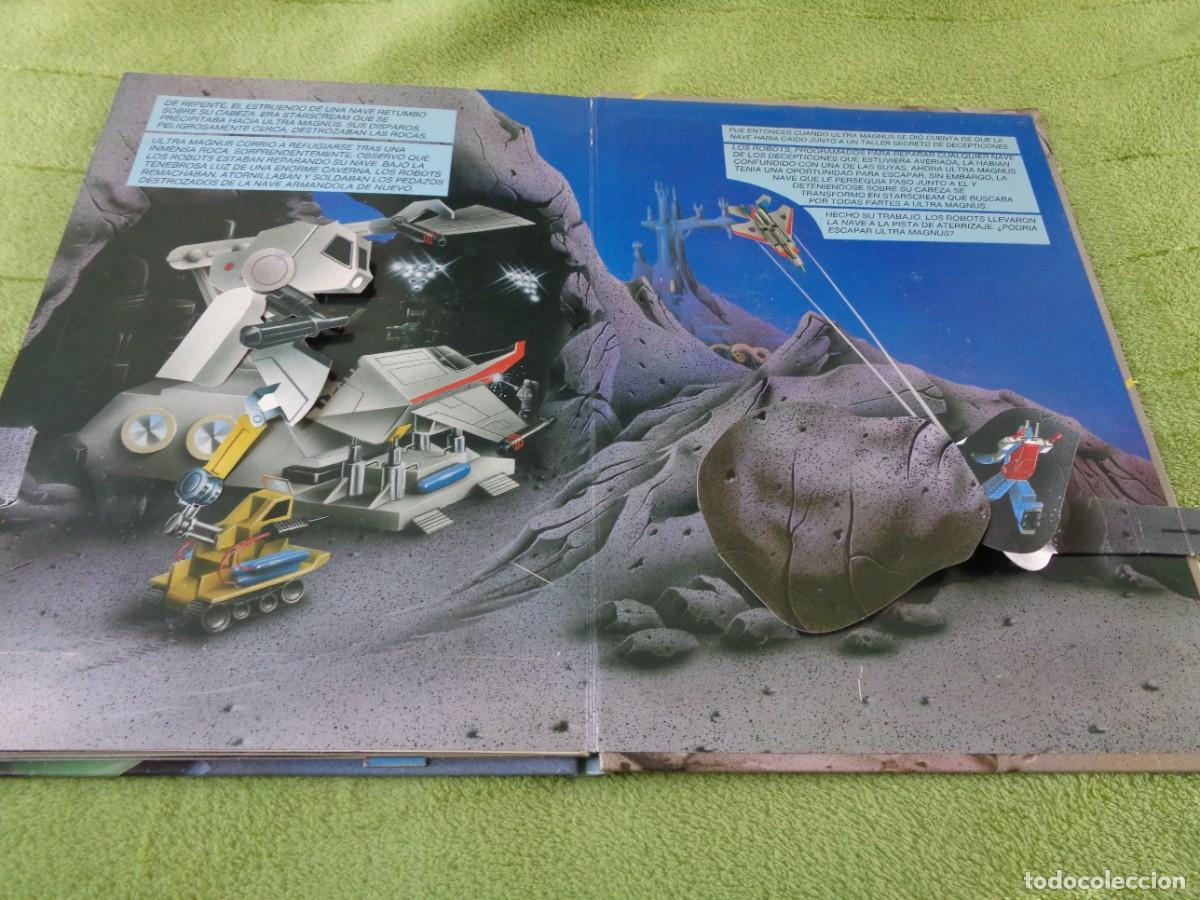 Figuras y mu&ntilde;ecos Transformers: Libro comic de Trans formers - Transformers Tridimensional - Pop up - Editorial Norma 1987 - Foto 6