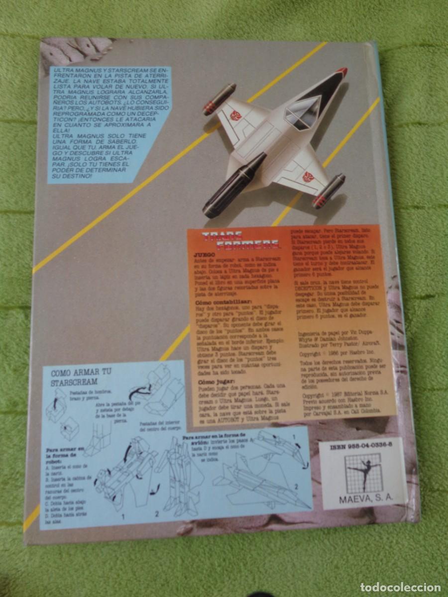 Figuras y mu&ntilde;ecos Transformers: Libro comic de Trans formers - Transformers Tridimensional - Pop up - Editorial Norma 1987 - Foto 7