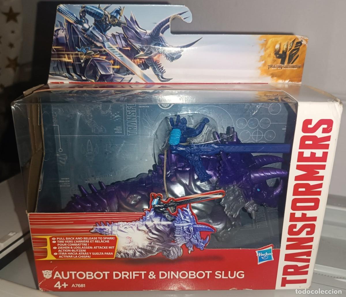 Figuras y mu&ntilde;ecos Transformers: TRANSFORMERS -- AUTOBOT DRIFT + DINOBOT SLUG - Foto 1