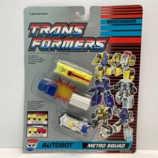 Figuras y Muñecos Transformers: HASBRO TRANSFORMERS MICROCOMBINER METRO SQUAD. NUEVO. VINTAGE. AÑO 1.991. A ESTRENAR.