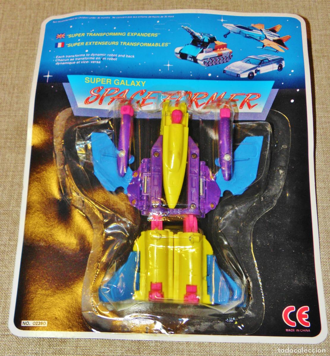 Figuras y mu&ntilde;ecos Transformers: SUPER GALAXY SPACE FORMER &Tau;&Alpha;&Nu;&Kappa; 6 TRANSFORMING ROBOT 80s - Foto 1