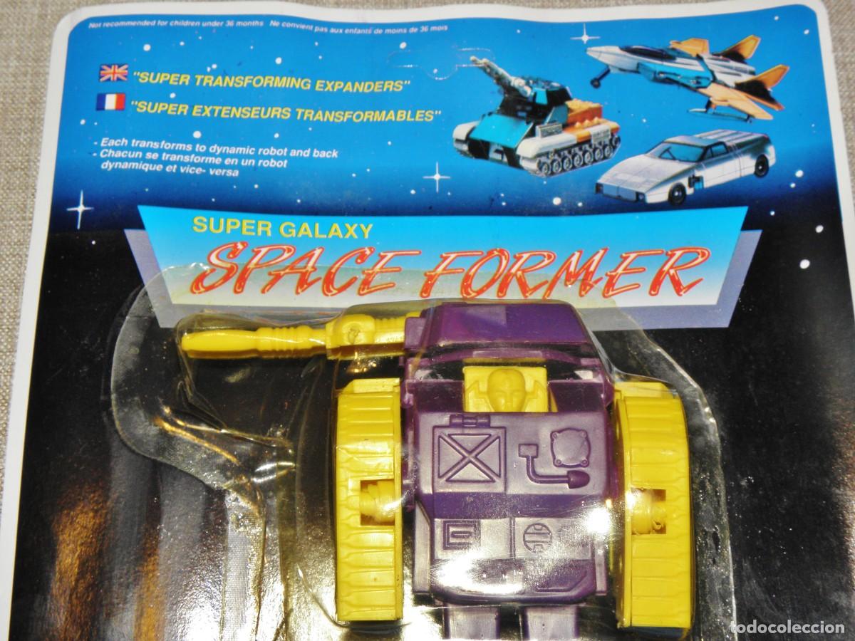 Figuras y mu&ntilde;ecos Transformers: SUPER GALAXY SPACE FORMER &Tau;&Alpha;&Nu;&Kappa; 6 TRANSFORMING ROBOT 80s - Foto 2