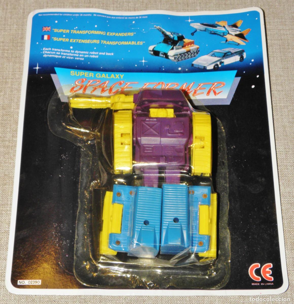 Figuras y mu&ntilde;ecos Transformers: SUPER GALAXY SPACE FORMER &Tau;&Alpha;&Nu;&Kappa; 6 TRANSFORMING ROBOT 80s - Foto 1
