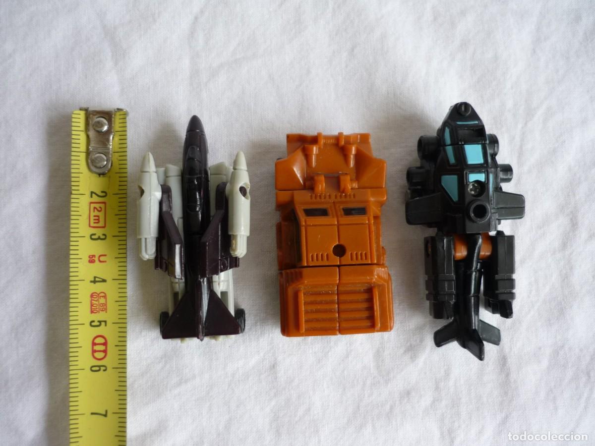 Figuras y mu&ntilde;ecos Transformers: 3 mini transformers Takara 1990 - Foto 2