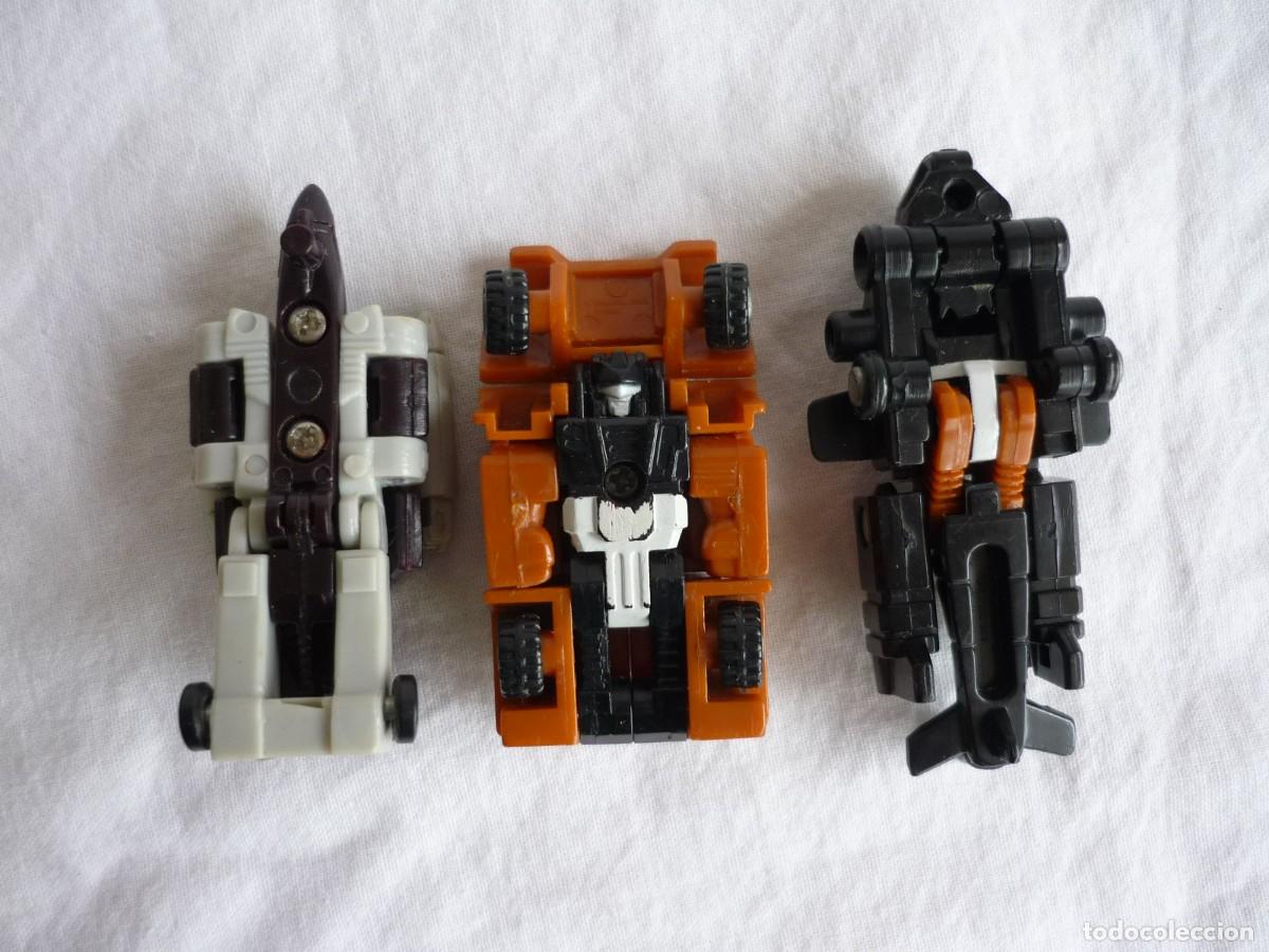 Figuras y mu&ntilde;ecos Transformers: 3 mini transformers Takara 1990 - Foto 3