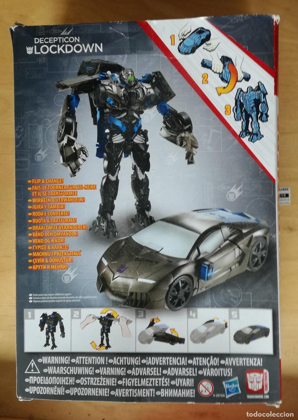 Figuras y mu&ntilde;ecos Transformers: Figura Transformers Decepticon Lockdown, con caja - Foto 7