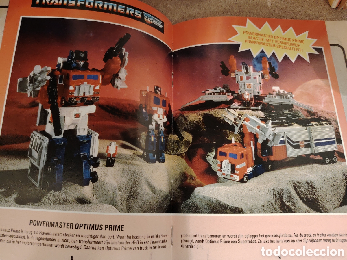 Figuras y mu&ntilde;ecos Transformers: Cat&aacute;logo Transformers en holand&eacute;s 1988 - Foto 3